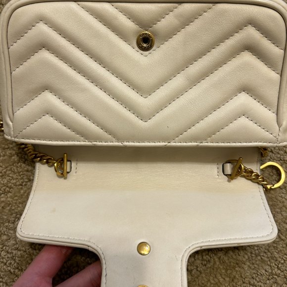 Gucci Cream Mini Bag with Gold Accents - Picture 7 of 14